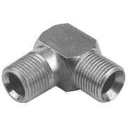 Codo compacto de 90 grados, cuerpo cuadrado, macho BSP x macho BSPT
